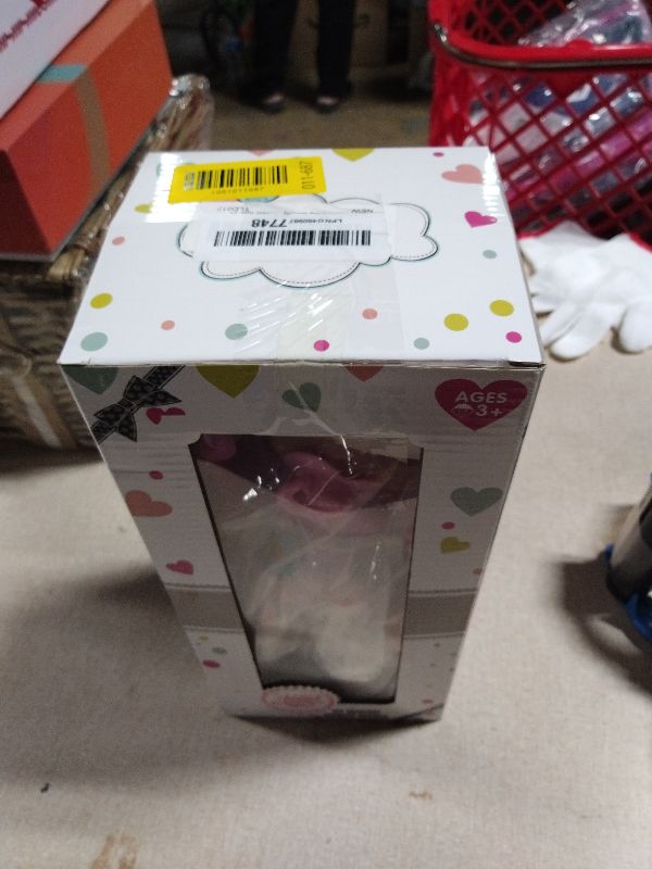 Photo 1 of 12" Girls Baby Doll Daisy Theme Backpack Carrier Playset,12 Inch Reborn Baby Dolls With Accessories And Clothes Set Toy Stuffs Pink Hanky Diaper Bottle Nipple And Gifts For Baby Toddler Age 3+