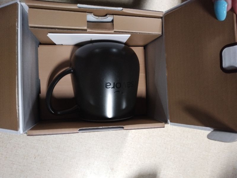 Photo 1 of 12oz IntelliHeat™ Coffee Mug | Barista’s Choice | Exclusive Wireless SmartSense Pad | Maintains Perfect 135°F | Hand-Crafted Ceramic Mug & Lid | Great for Tea Drinkers | Backed for Life - Black