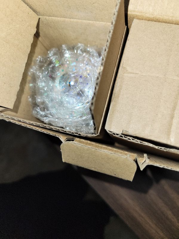 Photo 1 of 2 Pack Infinity 3D Fireworks Effect ST19 LED Light Bulb - 3W 120V Fairy Multicolor Disco Party Light, Stain Glass Colorful Bulb