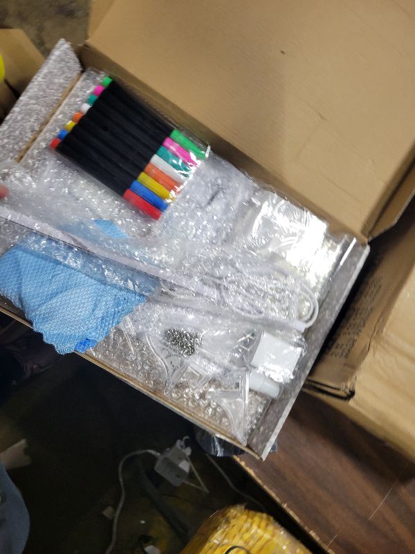 Photo 1 of 16" Led Drawing Board for Kids with 18 Tracing Stencils - Light up Led Note Board, 2026 Birthday Gifts for Boys Girls Ages 5 6 7 8 9 10 12+ Year Old, Magic Glow Art Toys for 6 7 8 9 10 Year Old, 39PCS