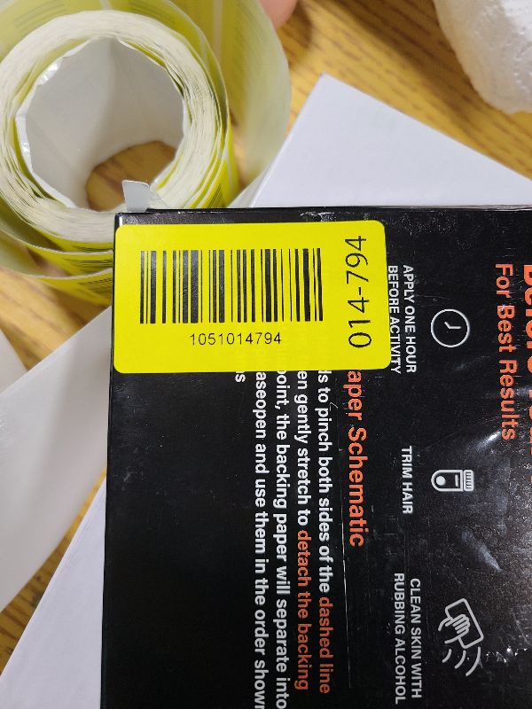 Photo 1 of 14 Pcs Precut Kinesiology Tape for Knees - Knee Support & Stability, Reduces Pressure Feel, Waterproof, Elastic Strong Adhesive Athletic Tape, Latex-Free, Breathable, for Running, HIIT, Squats