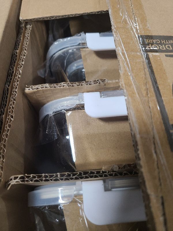 Photo 1 of [10-Pack]Glass Meal Prep Containers with Lids, MCIRCO Glass Food Storage Containers with Snap Locking Lids, Airtight Lunch Containers, Microwave, Oven, Freezer and Dishwasher, White