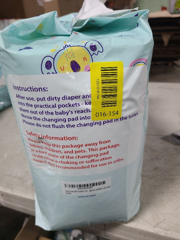 Photo 1 of (31" x 31") XL Disposable Changing Pads for Toddlers | Leakproof, Pocketed & Portable | No-Laundry Potty Training, Pull-Up & Travel Solution | 30 Count