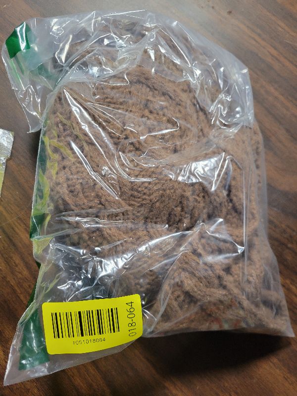 Photo 1 of 24 inch Coffee Knitted Christmas Tree Skirt for 4 Ft Tree - Luxury Thick Rustic Xmas Decoration for Pencil Trees Christmas Home Decor(Coffee, 24" 2510)