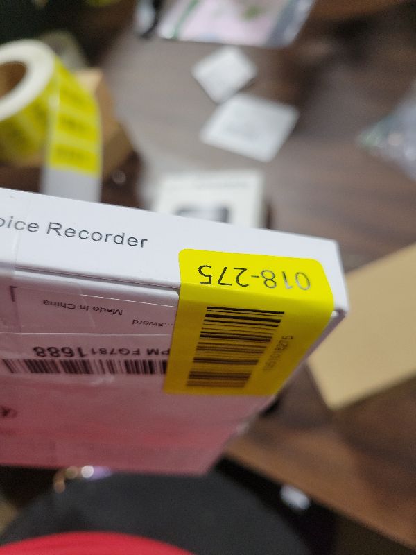 Photo 1 of 160GB Digital Voice Recorder with Playback, 1100mAh Audio Recording Device for Lecture Interviews, 1536Kbps Voice Activated Recorder with Noise Reduction, Password, External Microphone