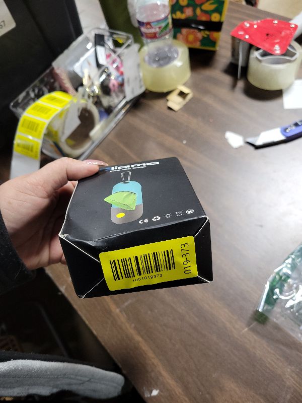 Photo 1 of 2 Pack Dog Poop Bag Dispenser with Built-in LED Flashlight, Pet Waste Bag Holder for Leash with Carabiner Clip for Lead Leash, 2 Rolls Leak-proof Doggy Waste Bags for Dog Walking, Blue,Eliamo