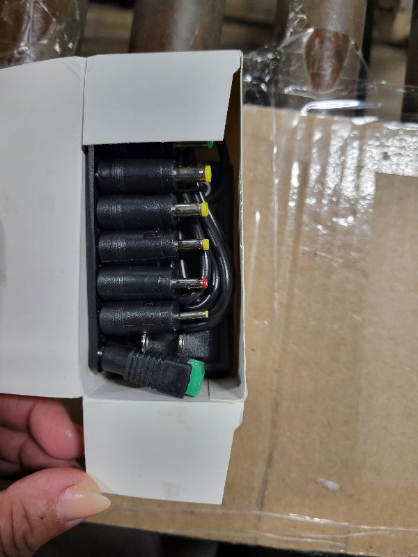 Photo 1 of 12V 3A 2A AC Adapter Charger with 8 Tips, ac/dc Adapter 100-240v, 50/60hz 12 Volts 3000mA DC in 12V Power Supply Cord for Sceptre Monitor Series, Seagate WD, LED Strip Light, CCTV Camera,Router Cable