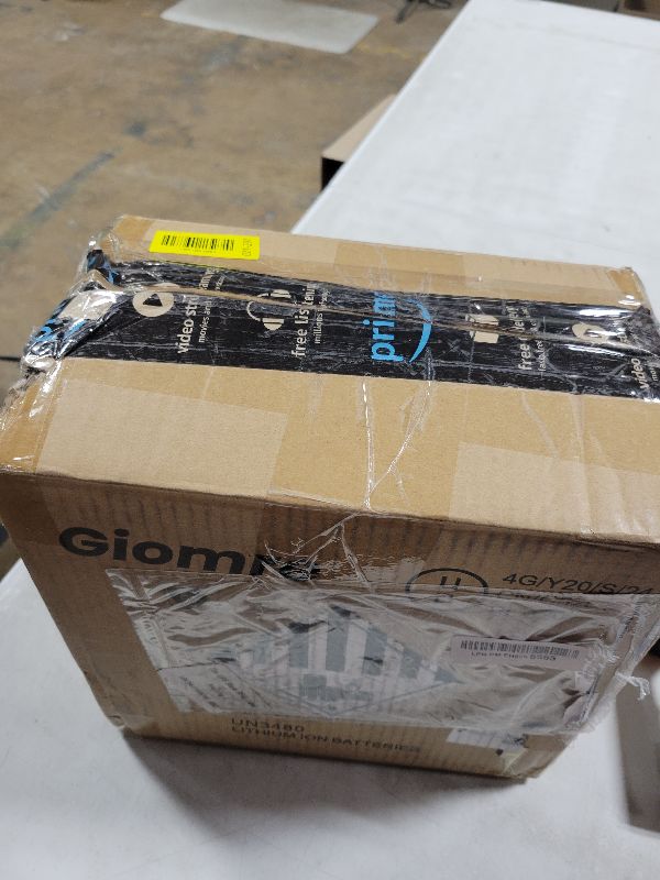 Photo 1 of Giomre Portable Power Station, 297Wh Backup Lithium Battery Generator with 600W AC Output and 120W Fast Charging, Solar Generator for Outdoors Camping, Travel Emergency, Home Blackout