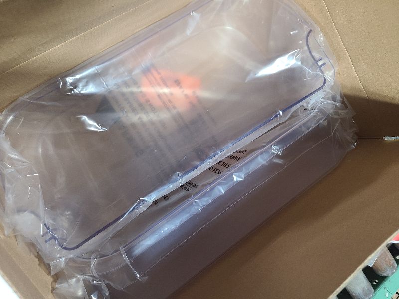 Photo 1 of 2 PACK Upgraded 240356402 Refrigerator Door Bin Replacement for Frigi.daire Refrigerator Door Shelf Parts LFSS2612TF0 LFSS2612TE0 FFSS2615TE0 Door Shelf Shelves By AMI PARTS (Length 15.38")