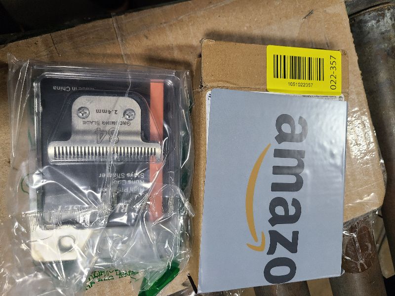 Photo 1 of 2 Pack T84# Detachable Pet Dog Grooming Stainless Steel Blades,Compatible with Andis/Oster A5/Wahl KM10 Series Dog Clippers,Cut Length 3/32"(2.4mm)