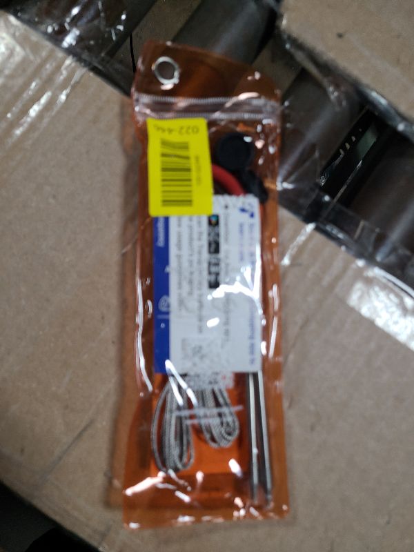 Photo 1 of 2-Pack Temp Meat Probe Replacement for Pit Boss Pellet Grills and Smokers, 3.5 mm Plug Thermometer Probes with 2 PCS Probe Grommets and Clips