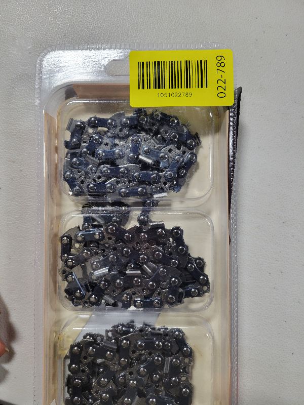 Photo 1 of 10 Inch Chainsaw Chain 3/8" LP Pitch .043" Gauge 40 Drive Links, Fits For Milwaukee Pole Saw Chain,EGO PSA1000?Fits for Ryobi 10 Inch Chainsaw Chain ?Worx WG322, LCS1020, CMCCS610D1 - R40 (3 Chains)
