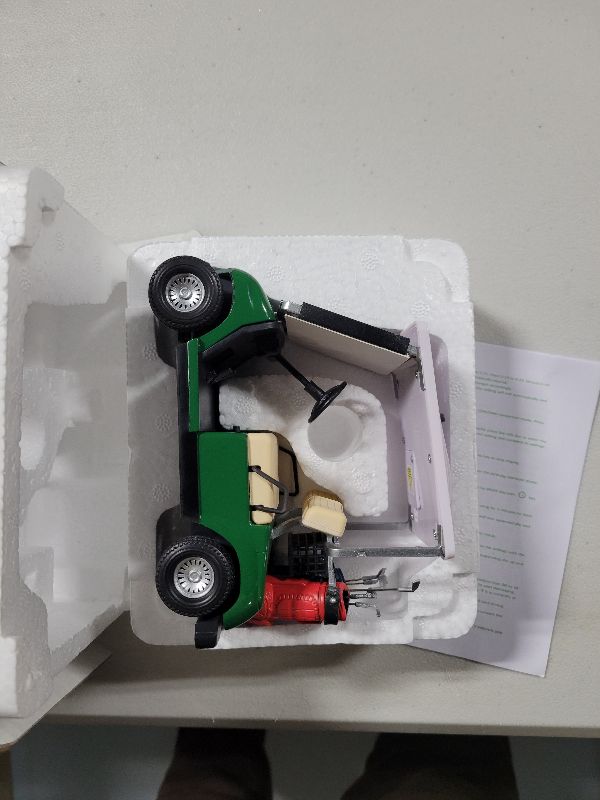 Photo 1 of 10L0L Mini Golf Cart Alarm Clock LCD Display Calendar Golf Gifts for Men Fans Golfers Superior Race Souvenir Novelty(Green)