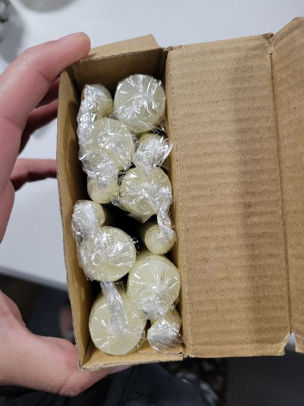 Photo 1 of 12 Pack Ivory Taper Candles 10 inch - Taper Candles Dripless, Smokeless, Unscented - 8 Hours Long Burning - Hand Poured Tall Candlesticks - Perfect for Home Decor, Weddings, and Special Occasions