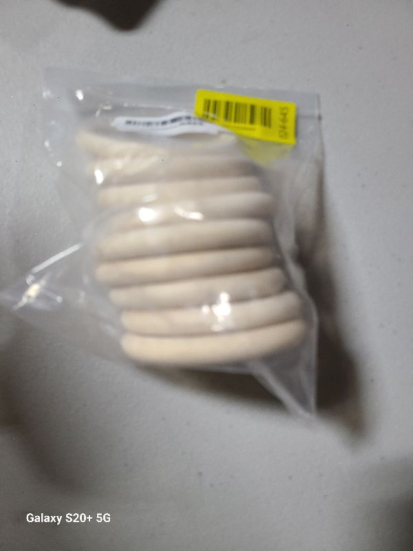 Photo 1 of 10 PCS 75mm Unfinished Wooden Rings for Craft, 3 Inch Nature Solid Wood for DIY Crafts Without Paint, Macrame Rings for Pendant and Connectors Jewelry Making