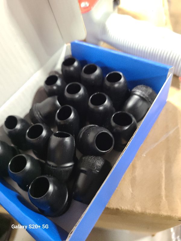 Photo 1 of 20 Pcs Black Extra Small Chair Leg Floor Protectors for Hardwood Floors, Upgraded Rubber Chair Leg Caps with Felt, Furniture Leg Feet Covers Protect Floor from Scratches Reduce Noise (Fit 0.55"-0.75")