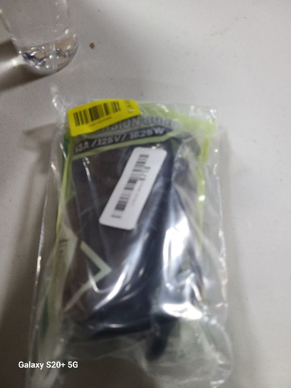 View 2 of 16/3 Black Indoor Outdoor Extension Cord 10 Ft Waterproof, Extension Cord with 3 Prong Grounded Plug,13A 1625W 16AWG SJTW, Flexible Weatherproof Power Cable for Offices, Gardens and Lawns