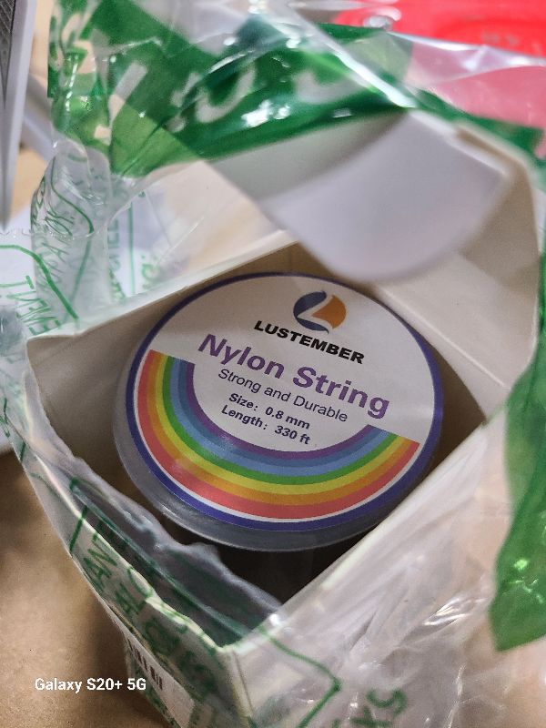 Photo 1 of 0.8mm Nylon String, Strong Bracelet String, Durable Nylon Cord for Jewelry Making, Bracelets, Beading, Necklaces, Rattail Braiding, Kumihimo, Wind Chimes, Blinds and Handicrafts