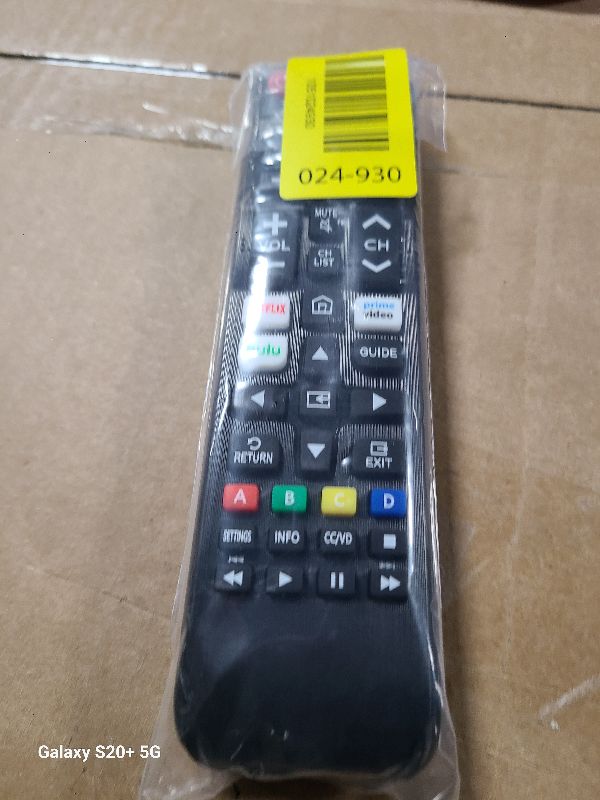 Photo 1 of ?Pack of 1? New Universal Remote for All Samsung TV Remote, Replacement Compatible for All Samsung Smart TV, LED, LCD, HDTV, 3D, Series TV