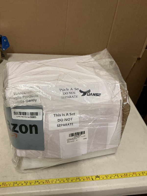 Photo 1 of 36 Pack Acrylic Picture Frame 5 x 7 Inch Display Stands Sign Holder Photo Booth Slanted Back Clear Self Standing Horizontal Stand L Shape Photo Frame for Collage Landscape Home Office Restaurant