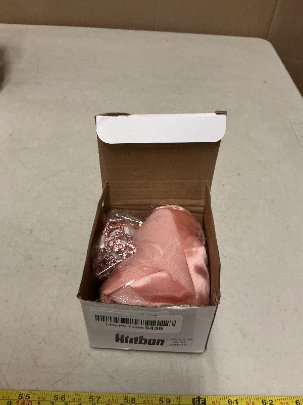 Photo 1 of 2 Pcs Dog Crown Headband Dog Tutu Dress Set Crystal Rhinestone Tiara Crown Tutu Skirt Pet Dress Costume for Puppy Birthday Party Wedding Photo Prop Costume(Dusty Pink,X-Large)