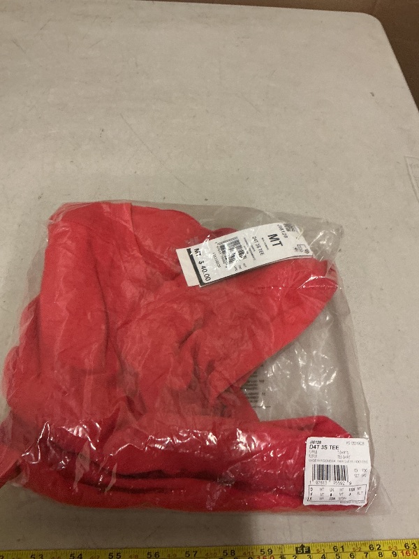 Photo 1 of adidas Men's Designed for Training 3-Stripes T-Shirt, Pure Ruby, Medium/Tall