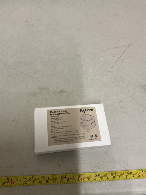 Photo 1 of 6 Pack Magnetic Cord Organizer, FlyCoco Cable Management Clips for Desk Phone Charging Cable Storage Holder, Cable Clips Organizer for Office Desk Kitchen Table Corner Wall Or Car Dashboard (White)