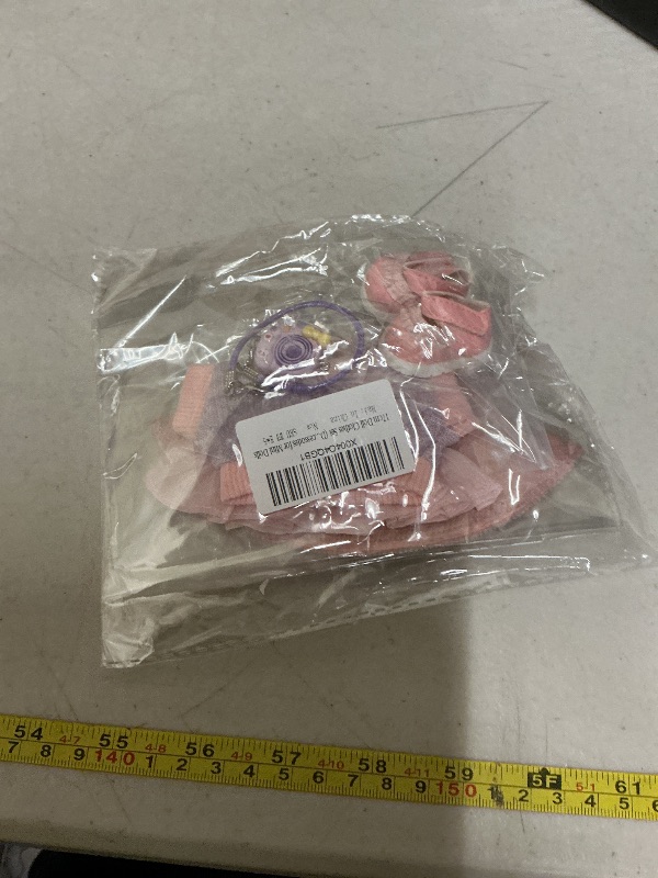 Photo 1 of 17cm Doll Clothes Set (Doll Not Included) Stylish Kawaii Pink Outfit Set 5 Pieces Chic Fashion with Stylish Accessories for Mini Dolls