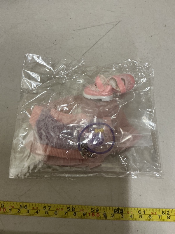 Photo 1 of 17cm Doll Clothes Set (Doll Not Included) Stylish Kawaii Pink Outfit Set 5 Pieces Chic Fashion with Stylish Accessories for Mini Dolls