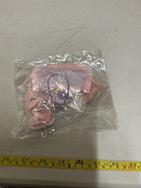 Photo 1 of 17cm Doll Clothes Set (Doll Not Included) Stylish Kawaii Pink Outfit Set 5 Pieces Chic Fashion with Stylish Accessories for Mini Dolls