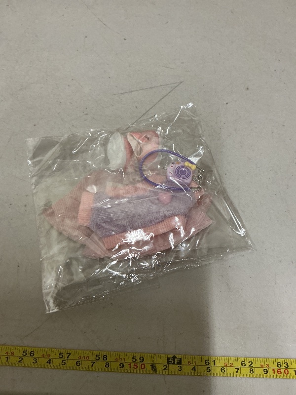 Photo 1 of 17cm Doll Clothes Set (Doll Not Included) Stylish Kawaii Pink Outfit Set 5 Pieces Chic Fashion with Stylish Accessories for Mini Dolls