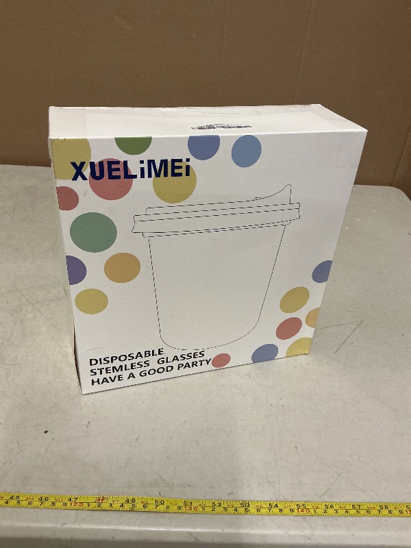 Photo 1 of 12oz Disposable Stemless Glasses With Bear ears Dome Lids and Straws,PET Disposable Drinking Cups,Clear Plastic Wine Glasses for Parties Birthday,Wedding,Meeting,Party Supplies (50, Transparent)