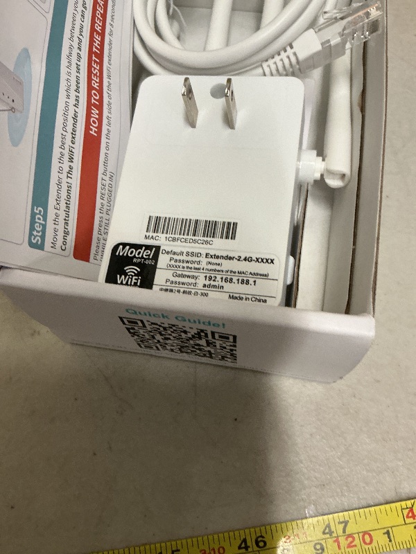 Photo 1 of 2025 WiFi Extender Signal Booster for Home & Outdoor - 5X Faster Internet Booster with Ethernet Port, Covers 10,000+ Sq.Ft House & Yard | Long Range Wireless Repeater Amplifier, Works with Any Router