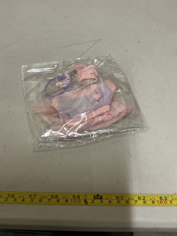 Photo 1 of 17cm Doll Clothes Set (Doll Not Included) Stylish Kawaii Pink Outfit Set 5 Pieces Chic Fashion with Stylish Accessories for Mini Dolls