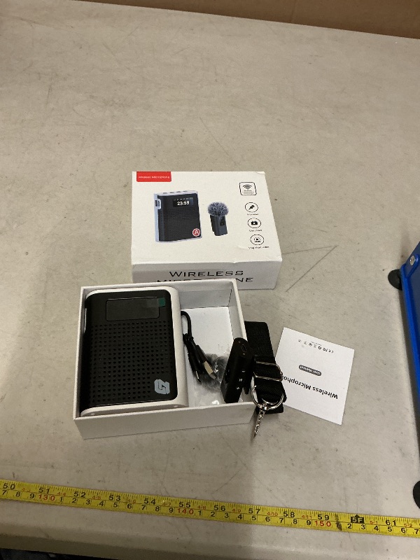 Photo 1 of 2025 New Upgraded Voice Amplifier Wireless Microphone with Magnetic Lavalier, LED Display Screen, Rechargeable Portable Microphone Speaker for Teachers, Classroom, Yoga, Meetings, Speeches, Tours