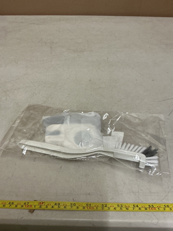 Photo 1 of 2pcs 2 in 1 Groove Crevice Cleaning Brush Window Track Cleaning Tools,Multifunction Grout Cleaner Tool Crevice Cleaning Brush with Hidden Scraper for Sliding Door Track,Window Sill,Window Seal