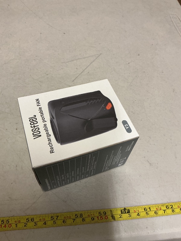 Photo 1 of 2025 Portable Waist Fan - 10000mAh, 6 Speeds 16000RPM Strong Airflow Shirt Belt Fan, 40H Runtime Rechargeable Hands-Free Clip on Personal Body Neck Fan for Outdoor, Camping, Jobsite, Hiking, Black