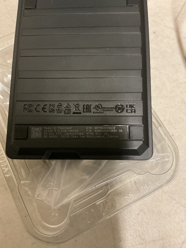 Photo 1 of WD_BLACK 5TB P10 Game Drive, Portable External Hard Drive, Works with Playstation, Xbox, & PC - WDBA3A0050BBK-WESN
