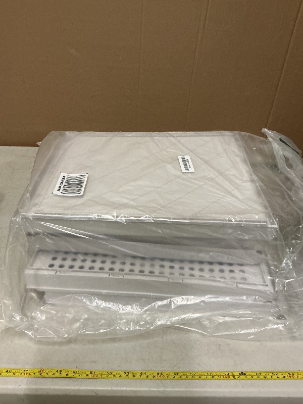 Photo 1 of 5 Pack Stackable Closet Storage Basket - Stackable Storage Bins, Multifunctional & Foldable Closet Organizer Waterproof, Wardrobe Cupboard Space-Saving Hat Storage Drawer Organizer, White