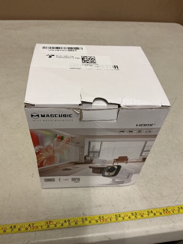 Photo 1 of ?Auto Focus&1080P?Magcubic Mini Smart Projector with 4K Support, Portable Projector with Wifi and Bluetooth, 5W Speaker, Built in Apps, Voice Control, Outdoor Movie Projector