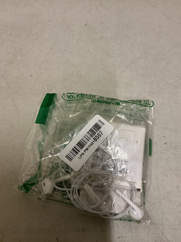 Photo 1 of 1Pack Wired Earphones for iPhone Earbuds with Lightning Connector (Built-in Mic & Volume Control) [Official Certified] Headphones Compatible with iPhone 14/13/12/SE/11/XR/XS/X/7/7Plus/8/8Plus Headsets