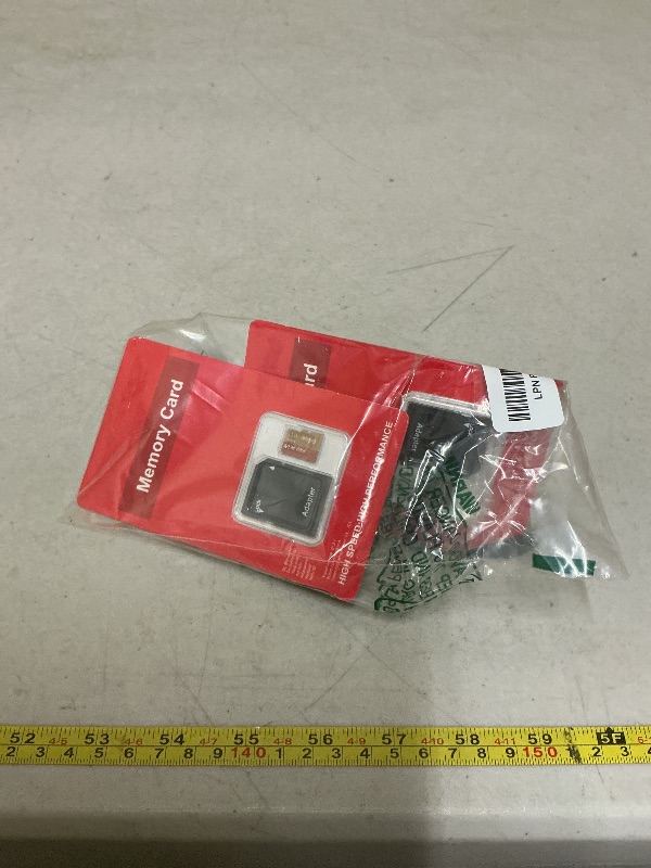 Photo 1 of 2 Pack Memory Card 64GB with Adapter, High Speed TF Card, UHS-I C10 A1 Memory TF Card for Tablet/Mobile Phone/Camera/Car Audio/Game Console (TF162 Red Gold 64GB)