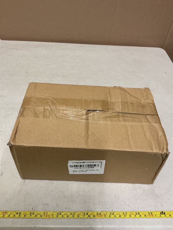 Photo 1 of 31Pcs Travel Bartender Kit–Bartending Kit with Bar Tools Bartender Accessories,Canvas Tool Bag–Professional Stainless Steel Bar Tools Set,Bar Set Cocktail Shaker Set for Home Cocktail Making,Camping