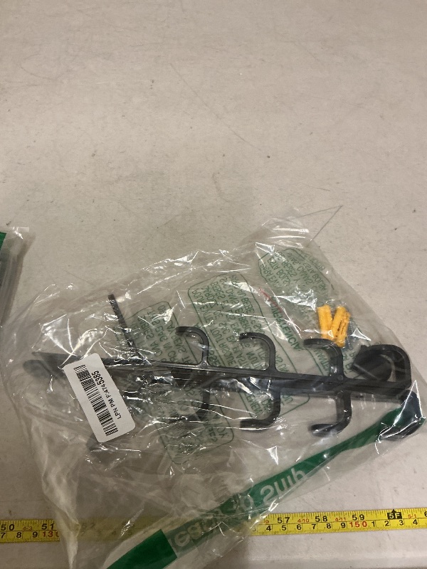 Photo 1 of 1Pair Fishing Rod Storage Rack, Horizontal Wall Mount Fishing Pole Holder Storage Organizer for Garage & Cabin & Basement - Holds up to 5 Rod - Easy to Install . Hardware included.