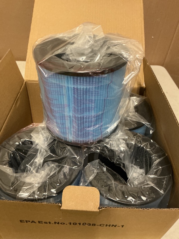 Photo 1 of 4 Pack AP0601 Filters Compatible with AIRTOK AP0601 Air Purifier 4-IN-1 HEPA Filter for Smoke Dust Odors Pollen Pet Dander Quiet 99.97% Removal to 0.3 Microns for Home Bedroom