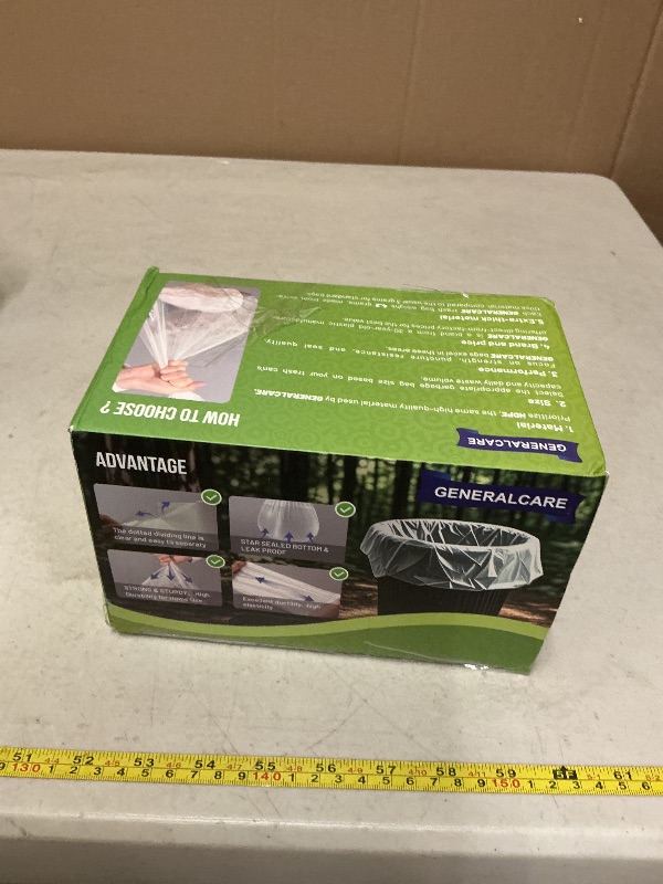 Photo 1 of 4 Gallon Small Trash Bags 330 Count Tear & Leak Resistant Small Garbage Bags For Bathroom White Trash Can Liners 3G each super strong