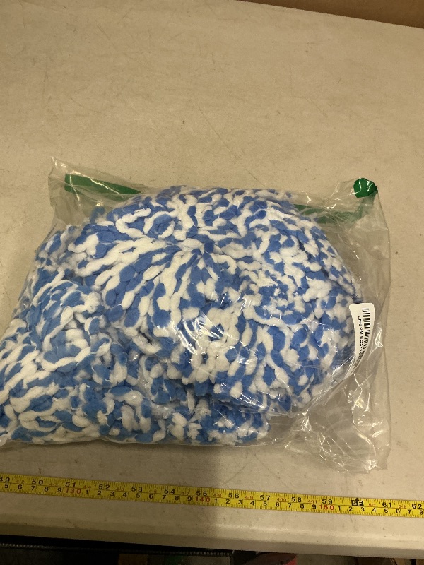 Photo 1 of 4 Pack Mop Replace Heads Compatible for OCeda, Spin Mop Refill Head Replacement for RinseClean 2-Tank System - Fluffy Microfiber, Machine Washable and Easy to Replace