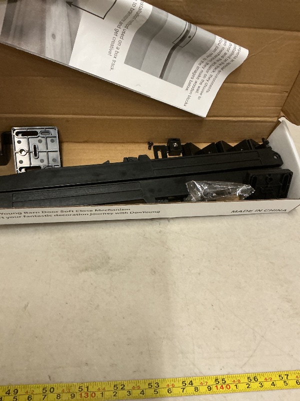 Photo 1 of 2PCS Lightweight Barn Door Soft Close Mechanism Spring Buffer Damper Upgarded Hole-Free Version Fit for Weight 33-77 Pounds Adjustable Barn-Door Stoppers (Upgraded Soft Close with Actuator Spacers)