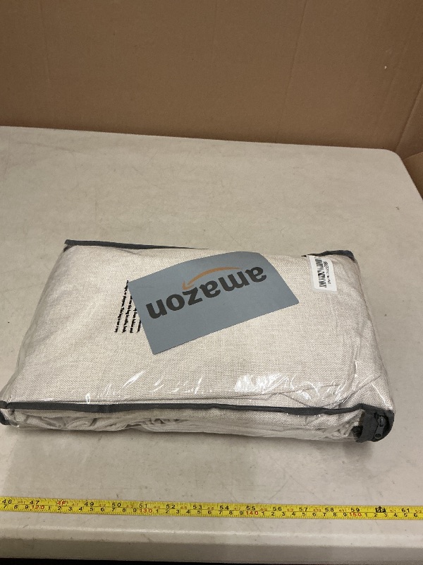 Photo 1 of 100% Blackout Shield Linen Blackout Curtains for Bedroom 84 Inches Long, Back Tab/Rod Pocket Living Room Drapes, Thermal Insulated Blackout Curtains 2 Panels Set, 50" W x 84" L, Oatmeal