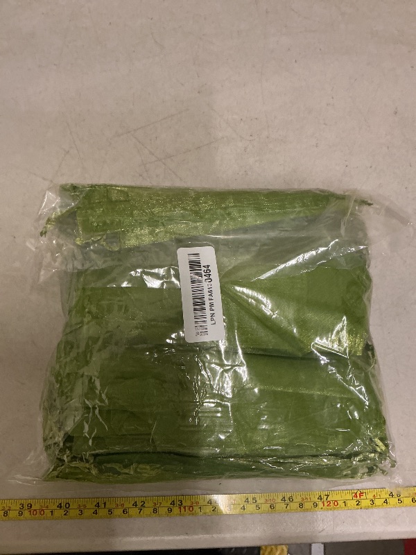 Photo 1 of 100pcs Fruit Protection Bags 6x9 inch, Green Netting Cover Bags Drawstring Mesh Fruit Protectors Pest Barrier for Tomato Mango Trees Veggies Garden